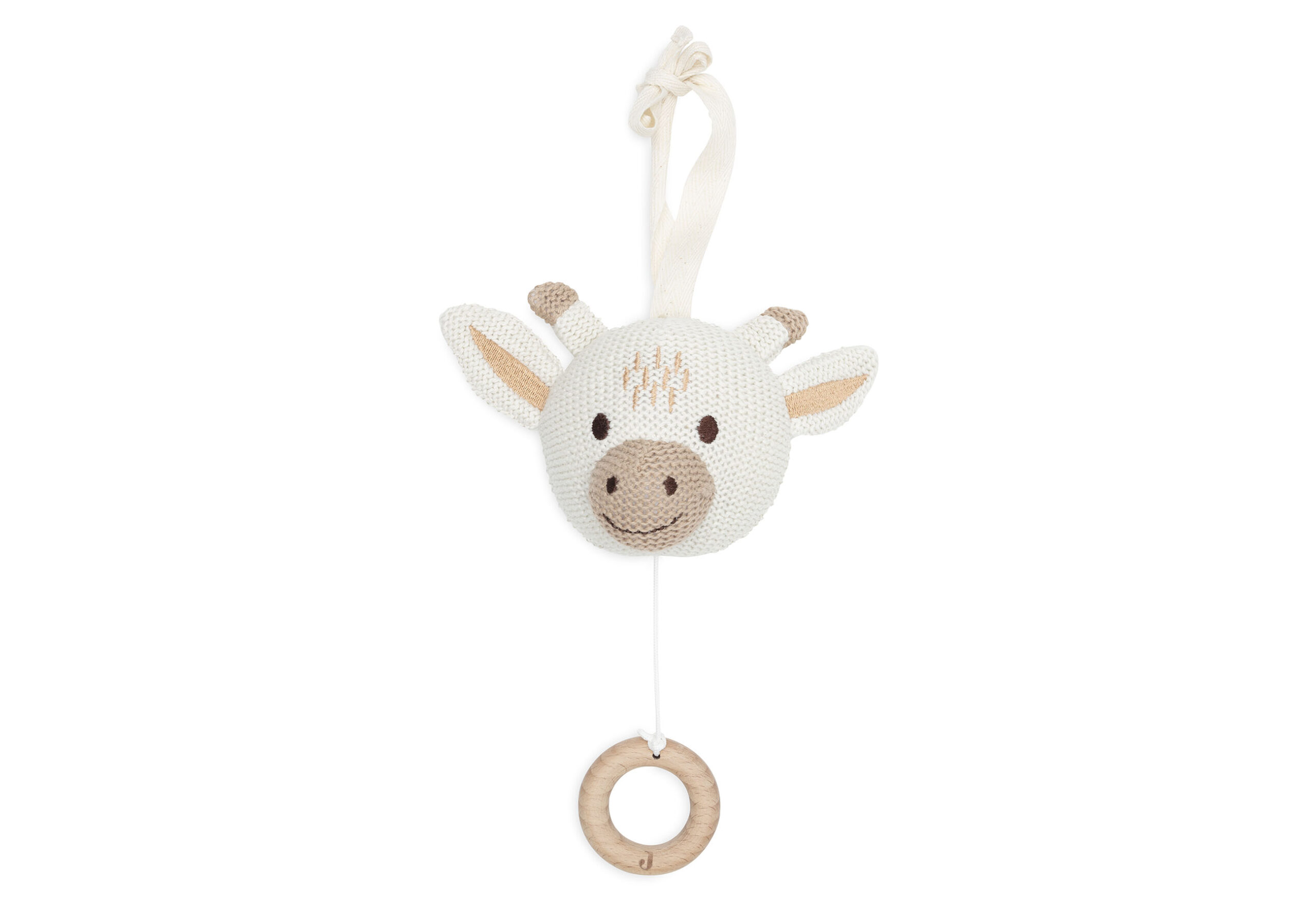 Jollein muziekhanger giraffe baby muziek knuffel