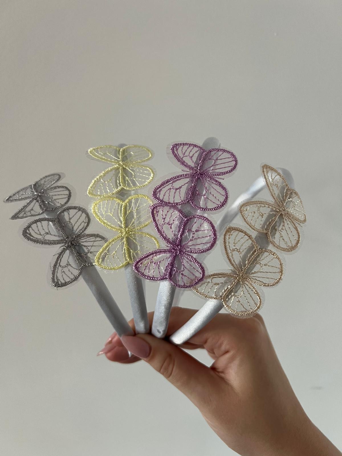 diadeem vlinder voor meisjes met twee vlinders