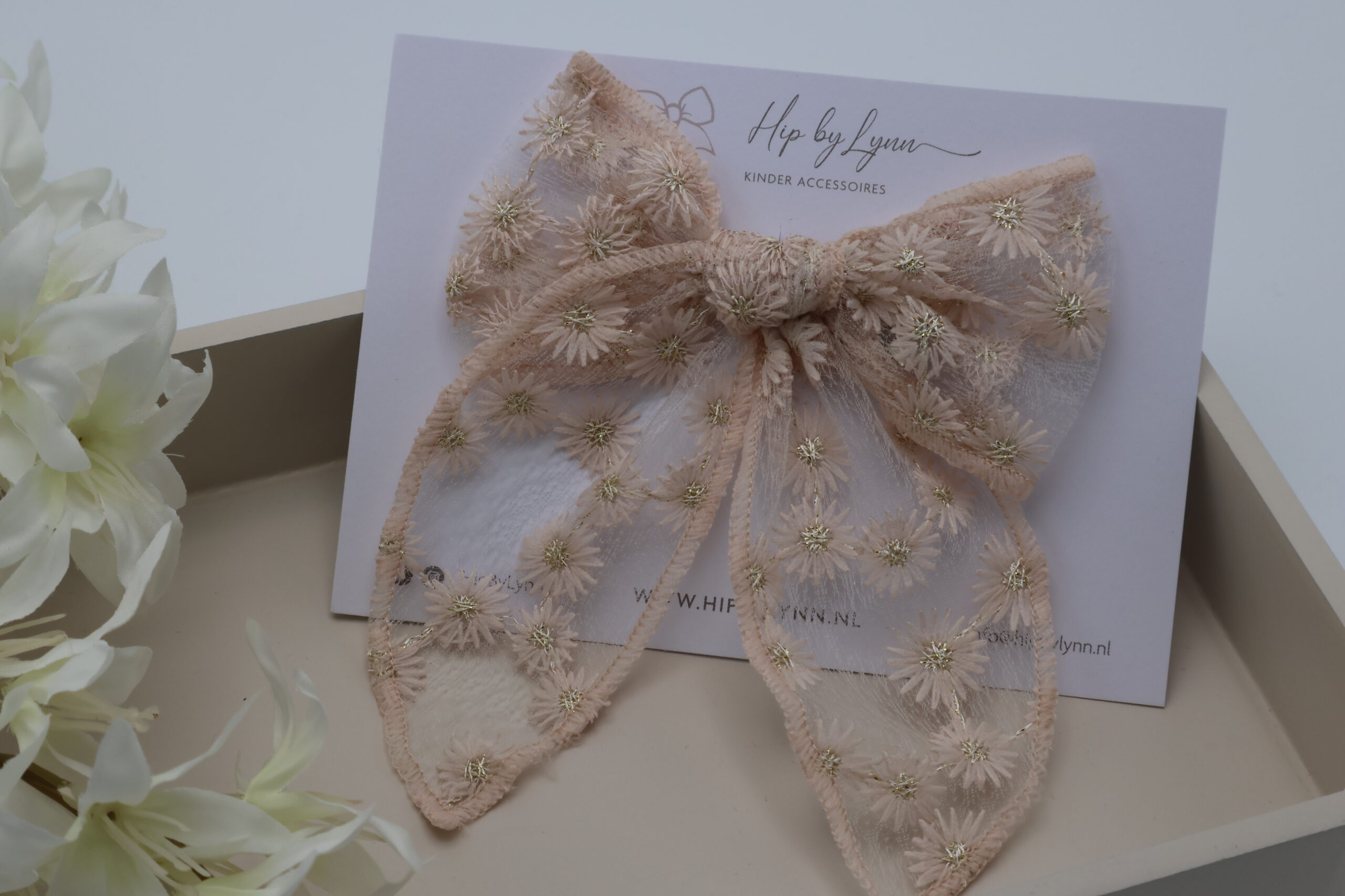 alligator clip isa baby haarclip groot strikje luxe haaraccessoire meisje