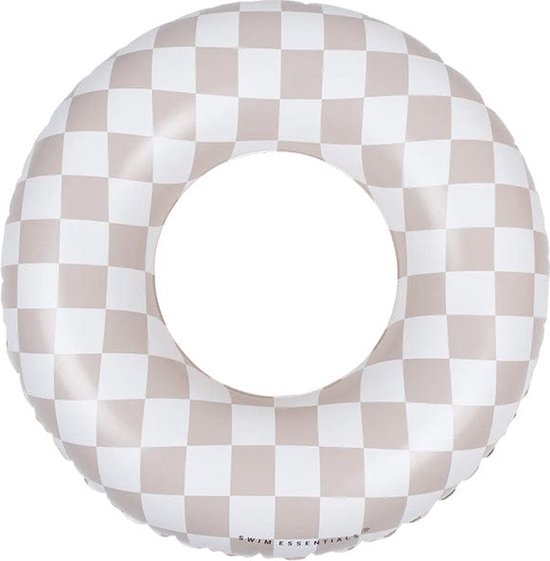 swim essentials zwemband 55 cm checkmate beige zwembad kind