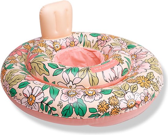 baby float 0-1 jaar blossom zwemzitje baby bloemenprint